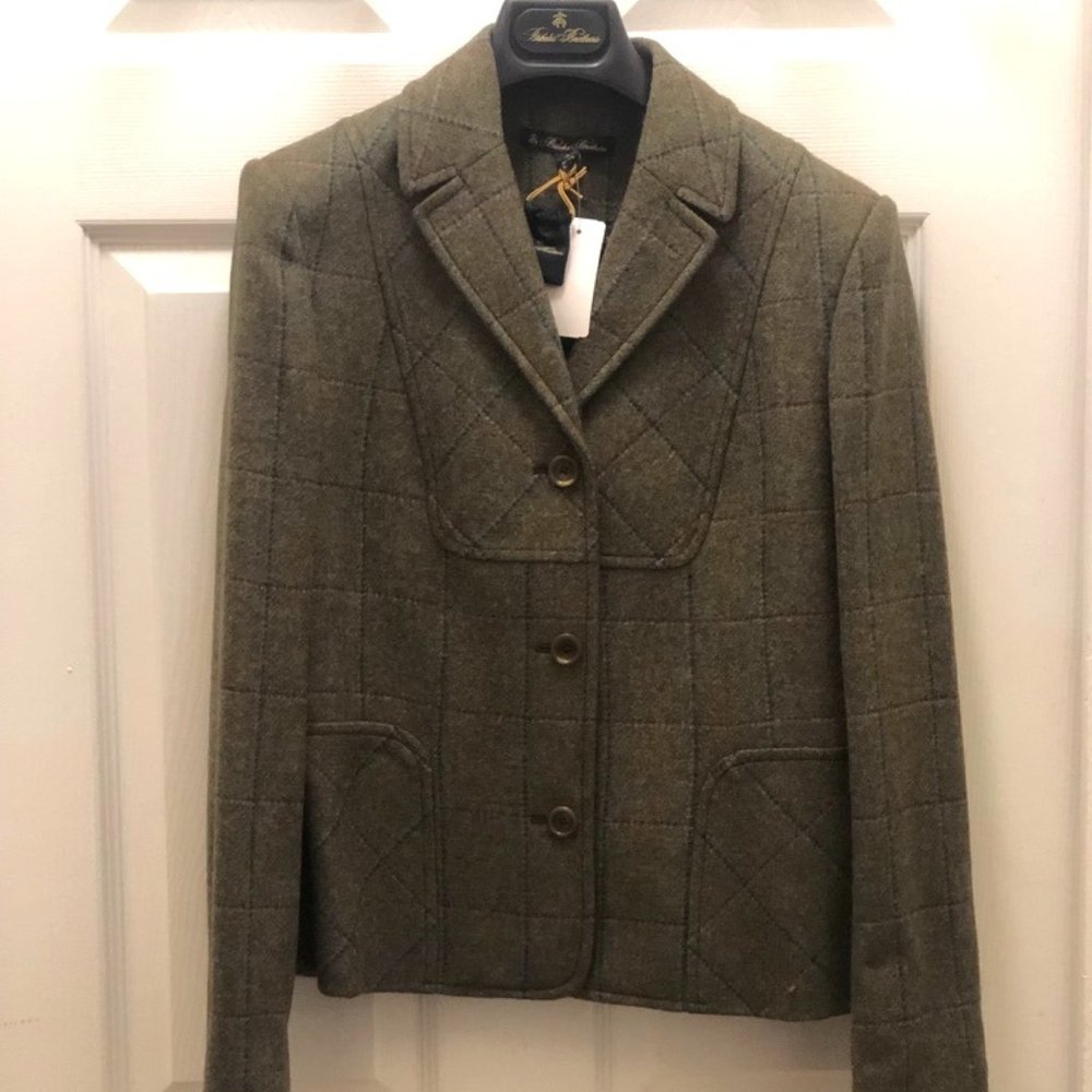 NWT Brooks Brothers Wool Tweed Jacket